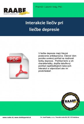 INTERAKCIE LIEČIV PRI LIEČBE DEPRESIE